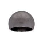 Side profile of a drum major mace crown that screws onto a drum major mace